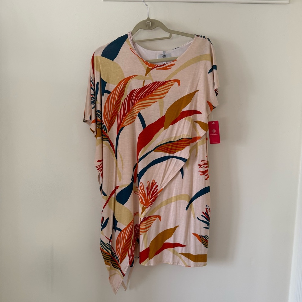 TEN TOMORROW Hawaii Asymmetrical Dress, size small, NWT